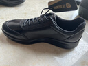 爱步（ECCO）商务休闲鞋男 透气低帮牛皮鞋  雅仕207124 黑色(建议正码正拍) 晒单实拍图