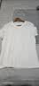 布先生春夏季短袖T恤男士纯棉小白T纯色内搭打底衫 白色 L(175) 实拍图