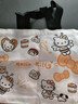 kitty帆布包大容量春夏新款卡通帆布包可爱通勤包小众百搭手提包 KT【黄色-无挂件】 实拍图