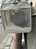 COCS猫包外出便携包手提式宠物包加大猫笼透气可折叠斜挎猫箱车载猫包 米白色(可手提斜跨 15斤内猫咪) 猫包 实拍图