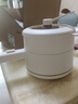 美的（Midea）电煮锅 小电锅 电蒸锅 宿舍小锅多功能锅辅食锅 1.6L学生寝室一体泡面小火锅电煮锅XZE2017 配蒸笼 实拍图