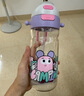 babycare儿童水杯二合一户外运动水杯吸管杯直饮幼儿园水壶600mL上学专用 实拍图
