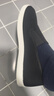 传统老北京布鞋软底防滑男士单鞋一脚蹬休闲黑布鞋舒适透气工作鞋 黑色 42 【鞋内长26CM】 实拍图