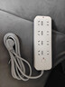 公牛（BULL）插座/插线板/插排/排插/接线板/宿舍家用桌面拖线板  3C认证  8位总控开关全长3米 GN-B3440 实拍图