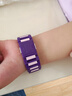 十闪 适用小天才表带Z11/Z10/Z6P/Z8A儿童电话手表表带磁吸闪扣z6a/Z9/Z7S/z6/D3/N3/Q2A/Q1a/z5幻紫色 实拍图