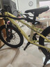 京东京造灵跃山地自行车京东自营6-10-12岁儿童自行车学生变速20寸青柠绿 实拍图