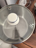 小熊（Bear）电煮锅 小电锅 电火锅 电热锅蒸煮一体分体式微电脑多功能锅2-3人家用316L不锈钢配蒸笼2.5L F25P1 实拍图