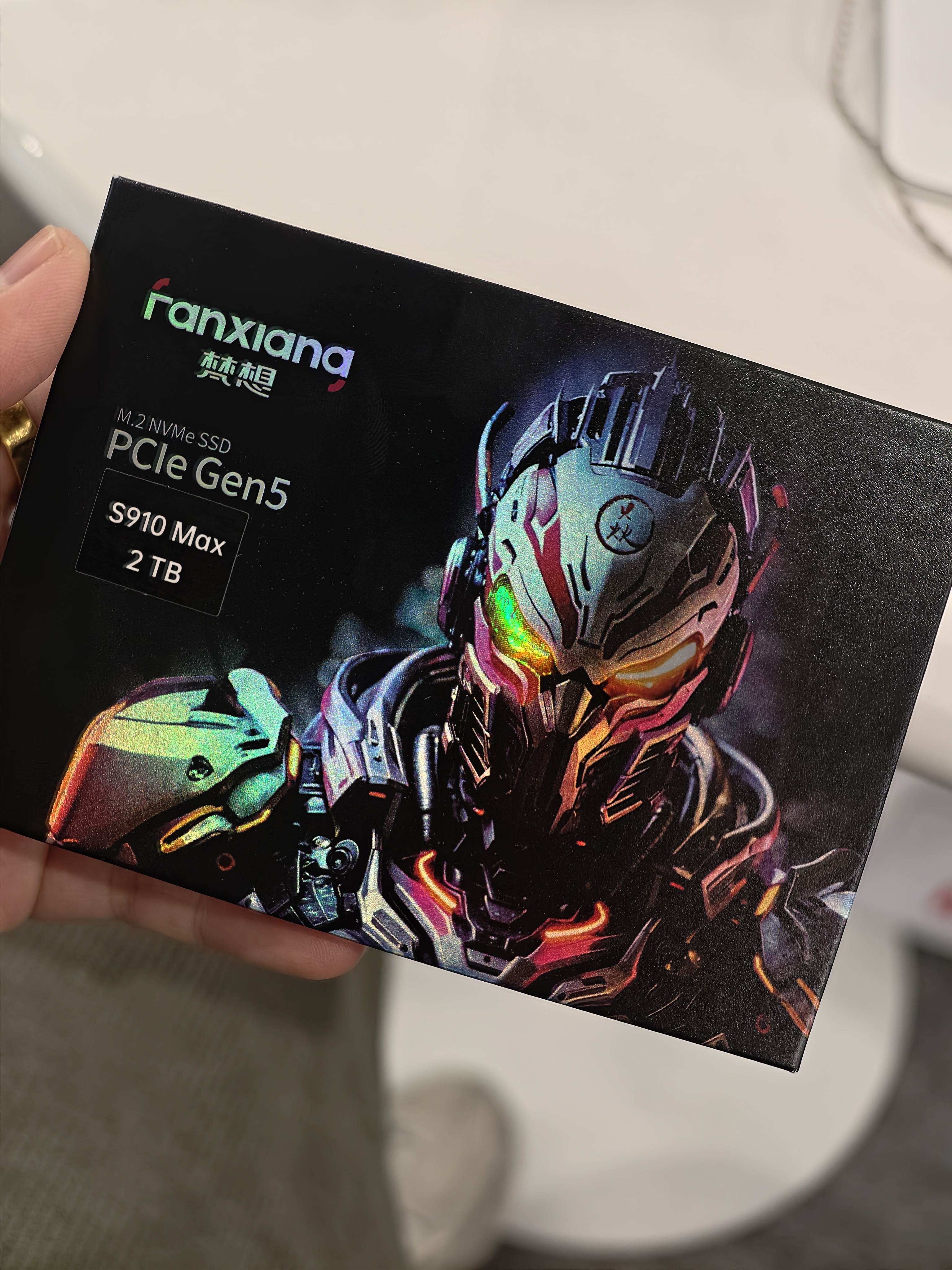 梵想（FANXIANG）2TB SSD固态硬盘 M.2接口NVMe协议PCIe5.0 独立缓存高速游戏 S910Max读速高达14000MB/s 实拍图