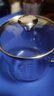 onlycook高硼硅玻璃杯带盖带刻度水杯送勺子男女牛奶杯家用果汁杯-大号 实拍图