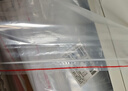 登比白边自封袋【加厚14丝】8号17*25cm/100只防水食品PE透明密封袋 实拍图
