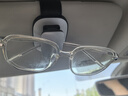 倍思（BASEUS）汽车眼镜夹车用车载遮阳板眼镜架卡片夹多功能仪表台 夹持款 银色 实拍图
