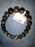 石玥珠宝精品10mm彩虹眼黑曜石手串本命年转运珠水晶手链男女士款礼物 实拍图