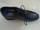 红蜻蜓真皮春夏男士高级感正装皮鞋德比鞋婚鞋内增高鞋 WTA7376 黑色40 实拍图