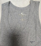 七匹狼背心男士100%纯棉修身弹力百搭打底汗衫男 灰色XL 实拍图
