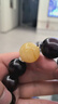 炫夏附证书天然原矿蜜蜡单珠子散珠圆珠琥珀鸡油黄白花蜜手串金刚配珠 蜜蜡珠子单颗约20mm（附证书） 实拍图
