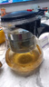 飘逸壶泡茶壶耐热高温玻璃沏茶过滤内胆冲茶器家用茶具套装 飘逸杯1200mL1个 实拍图