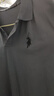 罗蒙（ROMON）POLO衫男士2026升级新薄款纯棉半袖T恤上衣商务刺绣短袖 深灰 2XL 实拍图