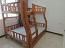 临稚胡桃木 儿童上下床实木高低床双层床上下铺床两层木床子母床 爬梯款 上铺宽1.3米下铺宽1.5米 实拍图