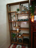 寻古红木家具非洲鸡翅木（学名：非洲崖豆木）简约博古架实木中式多宝格客厅隔断置物茶书层古董架 单个 长120*宽30*高200cm 实拍图