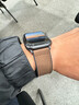 优束适用Apple watch S11表带s10疯马纹真皮新款苹果手表S9磁吸折叠扣ultra2高级感布艺潮流个性SE3代 【深咖】强力磁吸-折叠金属扣-疯马纹 44/45/46/49表盘4~11代/ 实拍图