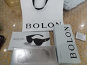 BOLON暴龙眼镜林一同款墨镜男款方框太阳镜女偏光镜防晒近视定制BL3203 【明星同款】C10 亮黑色-偏光 实拍图