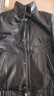 凯撒（KAISER）真皮皮衣男赫本级山羊皮夹克立翻领机车皮衣年轻款通勤公务装外套 黑色 3XL (185) 适合145-160斤 晒单实拍图