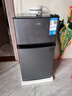 奥克斯小冰箱家用小型迷你冷藏冷冻两用出租房宿舍用节能省电寝室办公室电冰箱 【节能省电】156灰【高效保鲜 铜管速冷】42L 实拍图