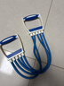 美津浓（MIZUNO）扩胸拉力器拉力绳练肩健身家用胸肌臂力训练绳弹力带蓝 实拍图