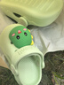 牧童儿童拖鞋夏男宝宝洞洞鞋软底女童卡通洗澡婴幼儿家居鞋奶龙绿170 实拍图