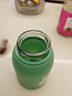 【京东物流送货上门】萌萌兔卡通水杯女牛奶玻璃杯创意便携杯子 绿色萌萌兔 330ml 1只 实拍图