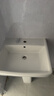 柯鲸卫生间陶瓷一体洗手盆方形立柱盆阳台洗脸盆面盆洗手池小户型台盆 5308立柱盆+全套配件+单冷龙头 实拍图