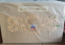 富安娜贡缎床上四件套纯棉 60s新疆长绒棉套件双人加大绣花被套230*229cm粉家居馆 实拍图