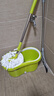太太乐拖把大号旋转拖把桶免手洗甩干脱水双驱动墩布甩水桶拖地吸水拖布 果绿色 33cm 加强杆配3个拖头 实拍图