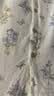 嫚熙（EMXEE）睡衣春夏季孕妇装衣服裤子哺乳待产产后月子服家居服套装弹力丝麻 绮幻花信两件套-胸垫款 无哺乳口 XL（适穿135-160斤） 实拍图