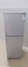 新飞（Frestec）小冰箱 冰箱小型双开门 迷你双门家用宿舍租房冷藏冷冻电冰箱节能省电 90L银【一级能效+行业爆款】升级款 实拍图