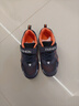 李宁热断码男童鞋子中大童透气网面2026春季儿童皮面运动休闲跑步鞋 1712深蓝橘单网 31 实拍图