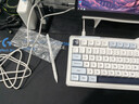 珂芝（KZZI）K75V2三模客制化机械键盘无线蓝牙电竞游戏静音轴体办公82键RGB背光PBT键帽Gasket冰川蓝樱粉轴V3 实拍图
