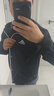 adidas简约足球训练运动拉链连帽夹克外套男装春秋阿迪达斯官方   黑色   XL 实拍图