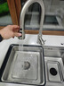 京东京造 厨房水龙头 抽拉式洗菜盆龙头 304不锈钢360°旋转冷热水3功能 实拍图