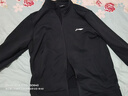 李宁（LI-NING）外套男春秋卫衣运动男开衫款宽松运动针织上衣休闲男装健身休闲服 基础黑（立领款） 2XL 实拍图