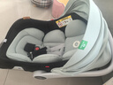 怡戈（Ekobebe）小元宝新生婴儿提篮式儿童安全座椅汽车用宝宝便携车载提篮 黑绿 实拍图