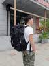 361°旅行包男超大容量干湿分离手提轻便出差行李包可双肩健身包斜挎包 黑色【40L 可登机免托运】 实拍图