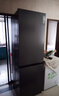 美菱小冰箱402双门两门双变频风冷无霜净味60CM窄门拼接大容量家用冰箱BCD-402WPCX灰补贴 BCD-402WPCX典雅灰 实拍图