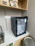 威力冰吧家用小型冷藏保鲜柜72升办公室宿舍宾馆大容量茶叶饮料红酒透明恒温冰箱一级能效+白灯BC-72 实拍图