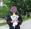 COSMICKISS学士服文科理科工科学位服毕业礼服大学生男女本科学士服粉领拍照 【黄色工科】学士服+学士帽 M (建议105-130斤) 实拍图