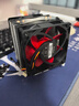 超频3（PCCOOLER）红海MINI增强版 CPU散热器（多平台/2热管/8cm双风扇/附带硅脂） 实拍图