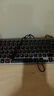B.O.W航世HW098A 升级版带键盘膜 有线键盘78键 笔记本台式电脑USB静音超薄巧克力按键办公键盘 灰黑色 实拍图