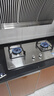 康佳（KONKA）燃气灶煤气灶双灶具家用 5.2kW大火力内铜火盖嵌入式台式 防爆不锈钢上门安装 JZT-G420Y 实拍图