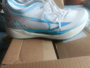 海尔斯KM3全掌碳板跑鞋学生中高考跳远田径训练体考专用竞速跑鞋 激流白兰  KM3 44 实拍图