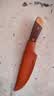 水果刀家用便携蒙古吃肉小刀锋利高硬度手把肉专用刀户外露营削皮 红色 1把 实拍图